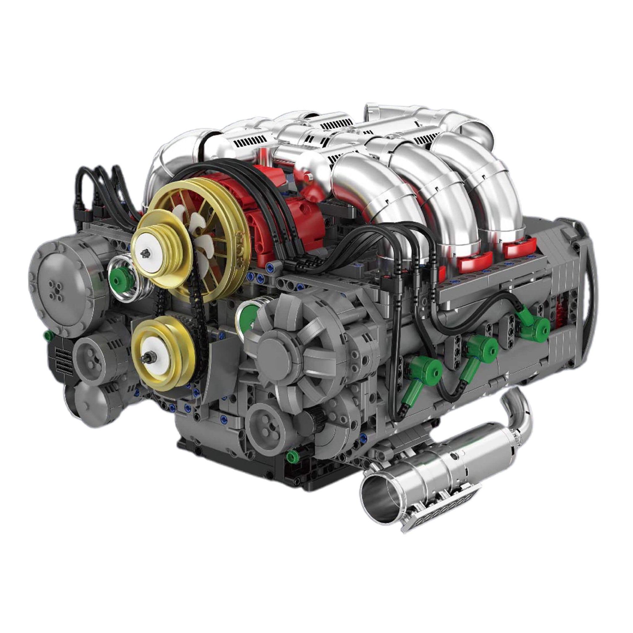 Functional Flat 6 Boxer Engine | 2374pcs