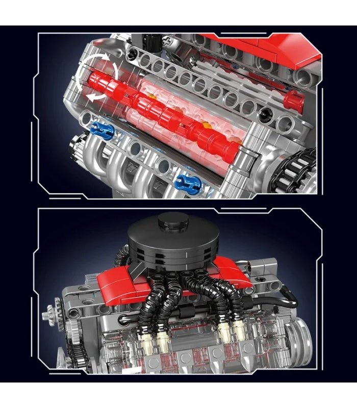 Functional LSX454 V8 Engine | 487pcs