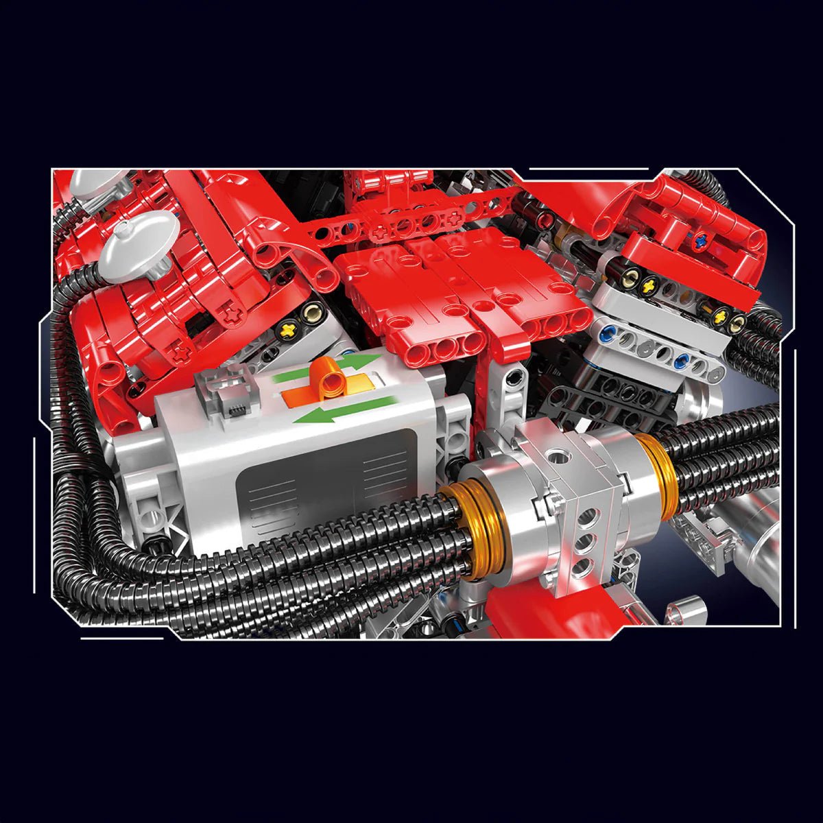 Functional V12 Engine & Gearbox | 3471pcs