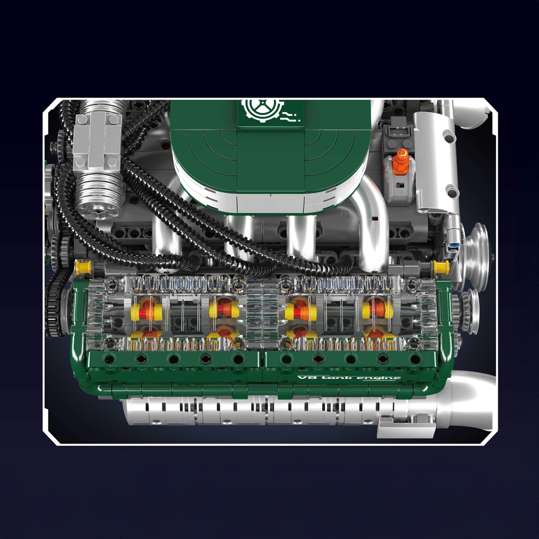 Functional V8 Tank Engine | 2250pcs