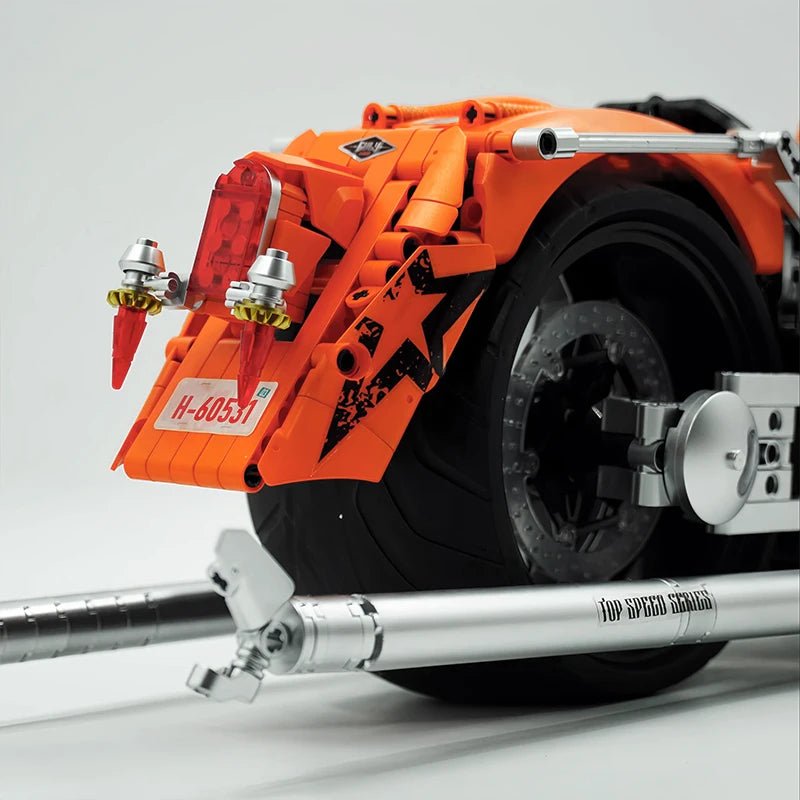 Harley Davidson Custom Street Glide | 2392pcs