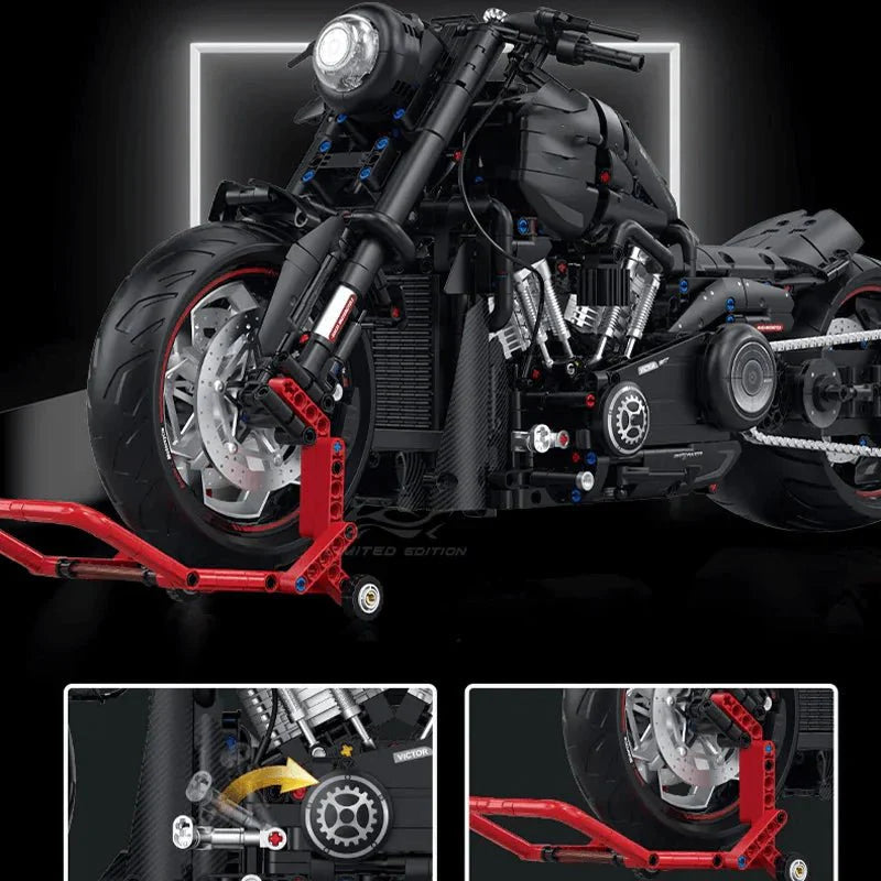 Harley-Davidson V-Rod Custom Shadow | 2049pcs