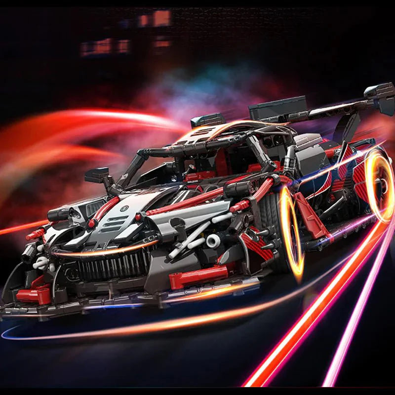 Hypercar Red Concept | 1390pcs
