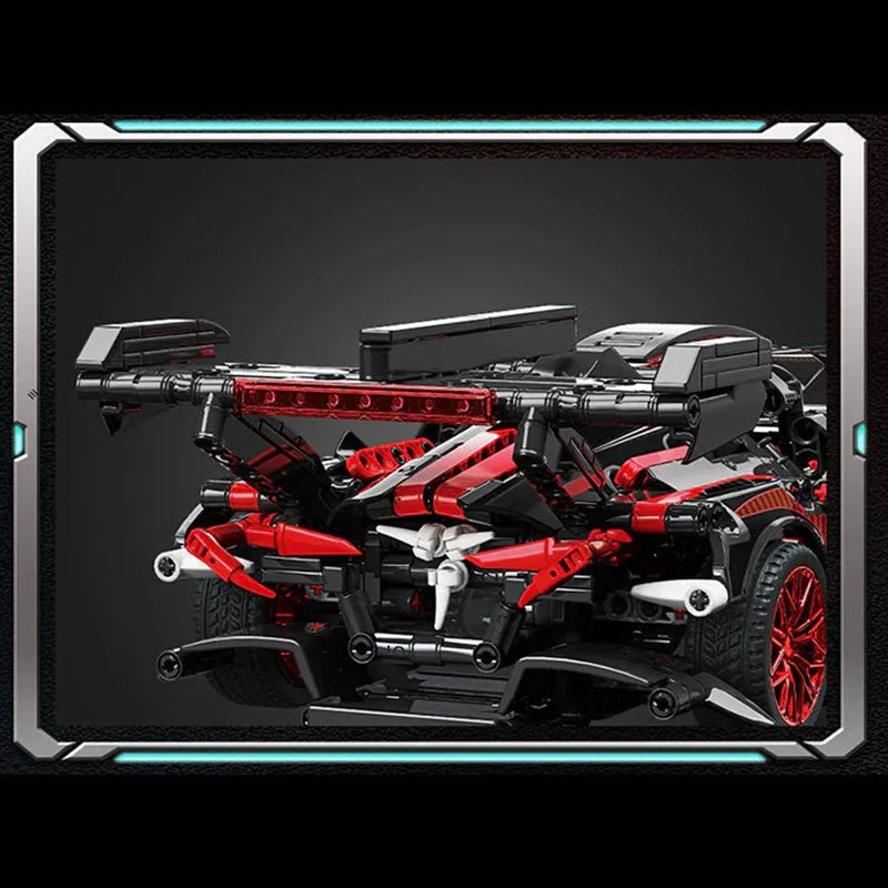 Hypercar Red Concept | 1390pcs