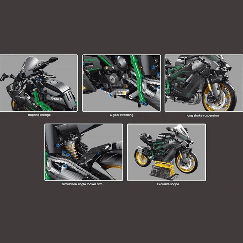 Kawasaki Ninja H2R | 1858pcs