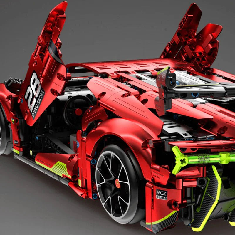 Lamborghini Hypercar Drift Satin Red | 2201pcs