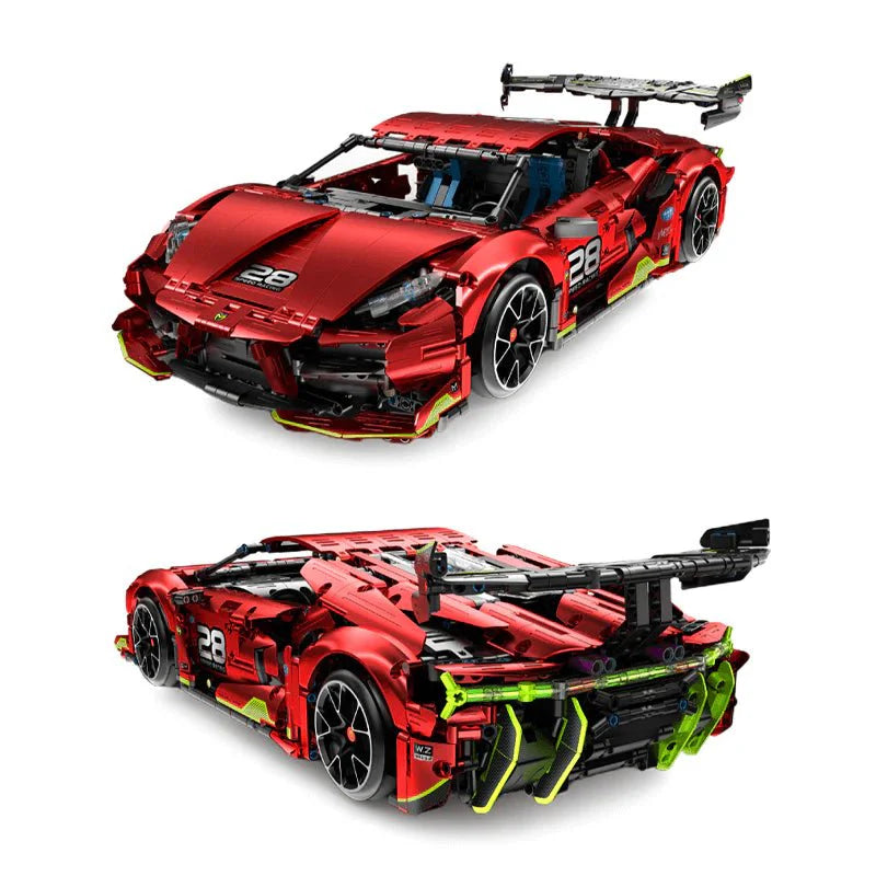 Lamborghini Hypercar Drift Satin Red | 2201pcs