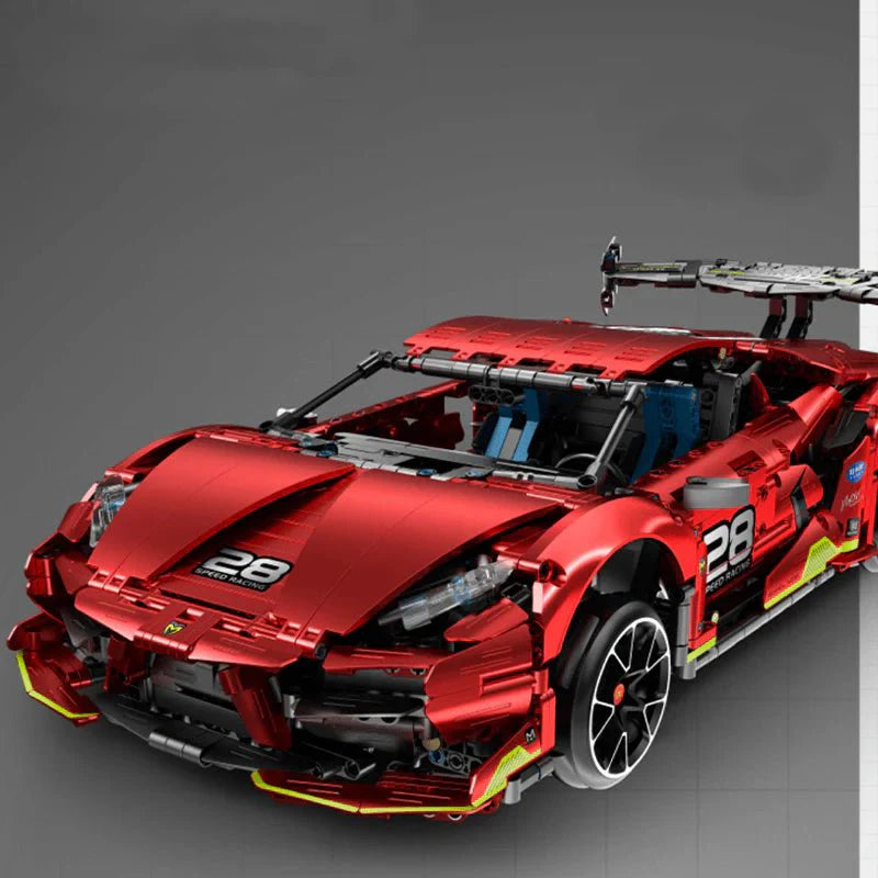 Lamborghini Hypercar Drift Satin Red | 2201pcs