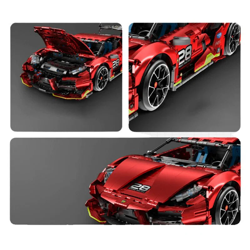 Lamborghini Hypercar Drift Satin Red | 2201pcs