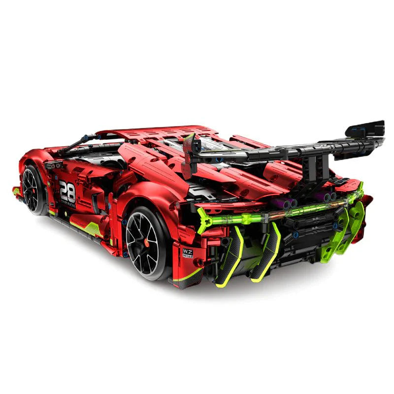 Lamborghini Hypercar Drift Satin Red | 2201pcs