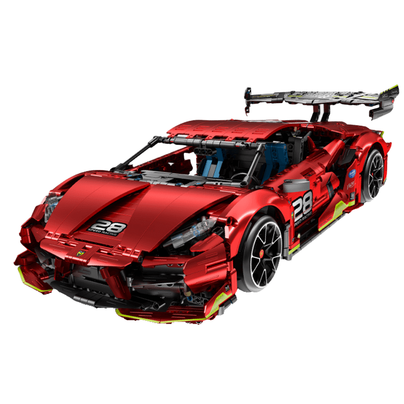 Lamborghini Hypercar Drift Satin Red | 2201pcs
