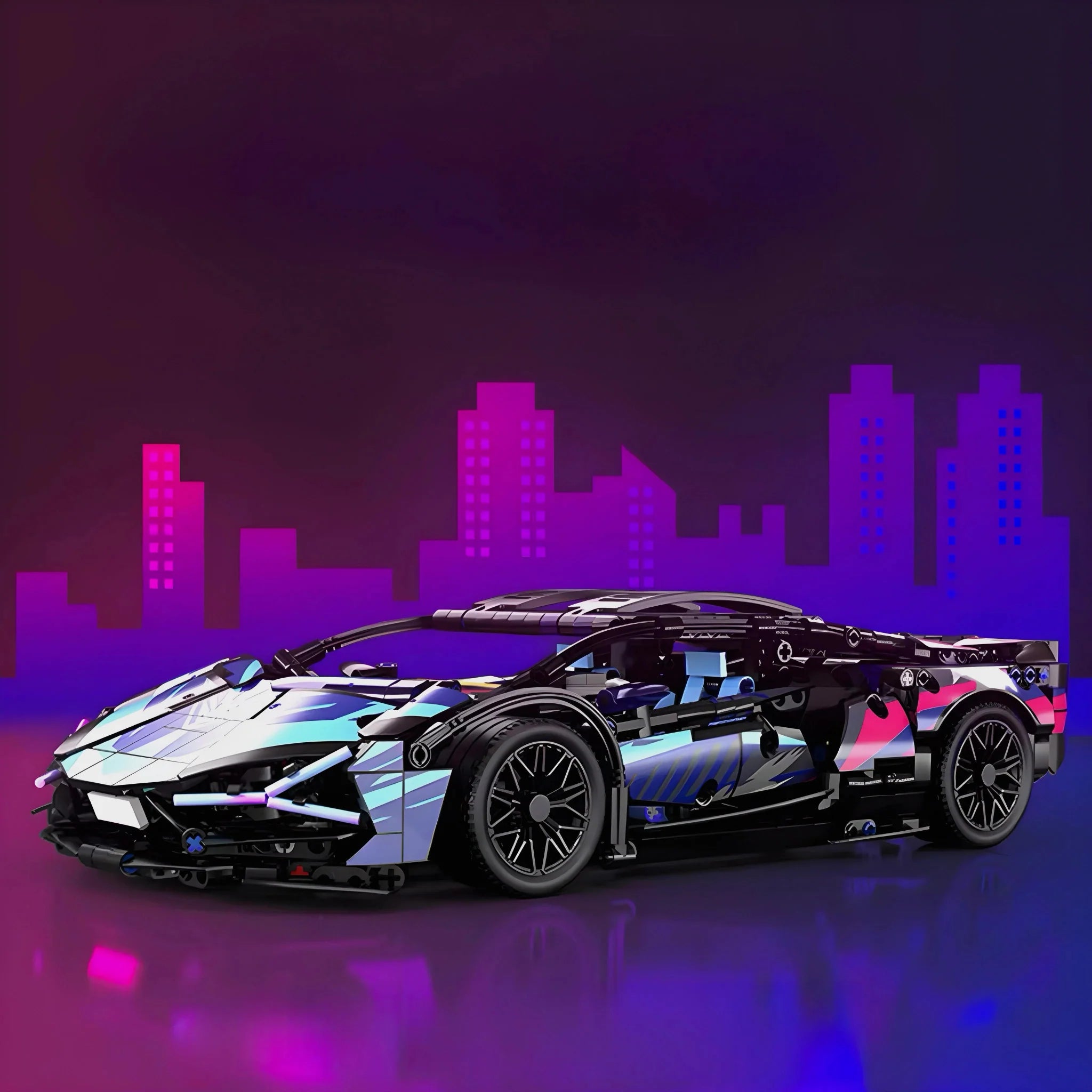 Lamborghini Sian Cyberpunk | 1314pcs