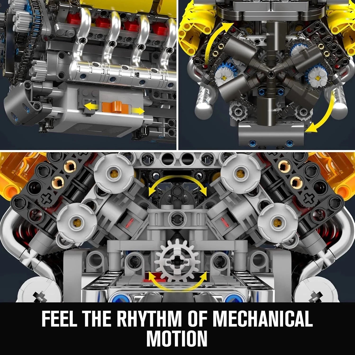 Lamborghini Supercar V12 Engine & Transmission | 1260pcs