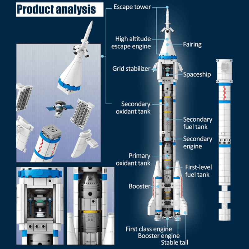 Long March 2F Launch Vehicle | 903pcs