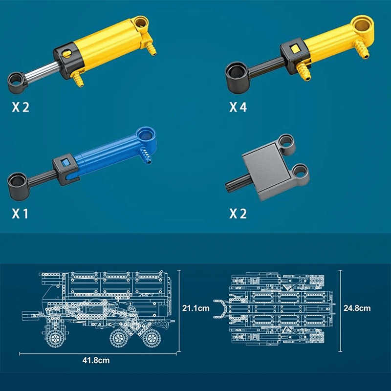 Mars Explorer Vehicle | 1608pcs