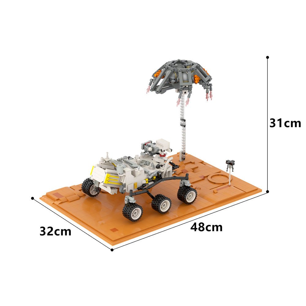 Mars Rover with Mars Base | 1621pcs
