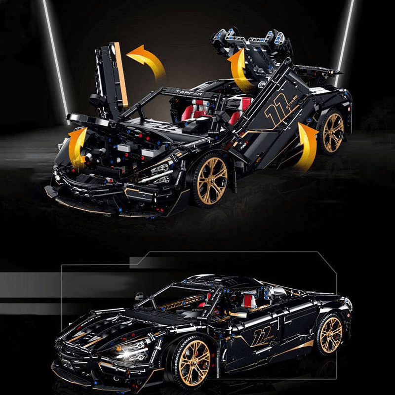 McLaren 720s Black | 3657pcs