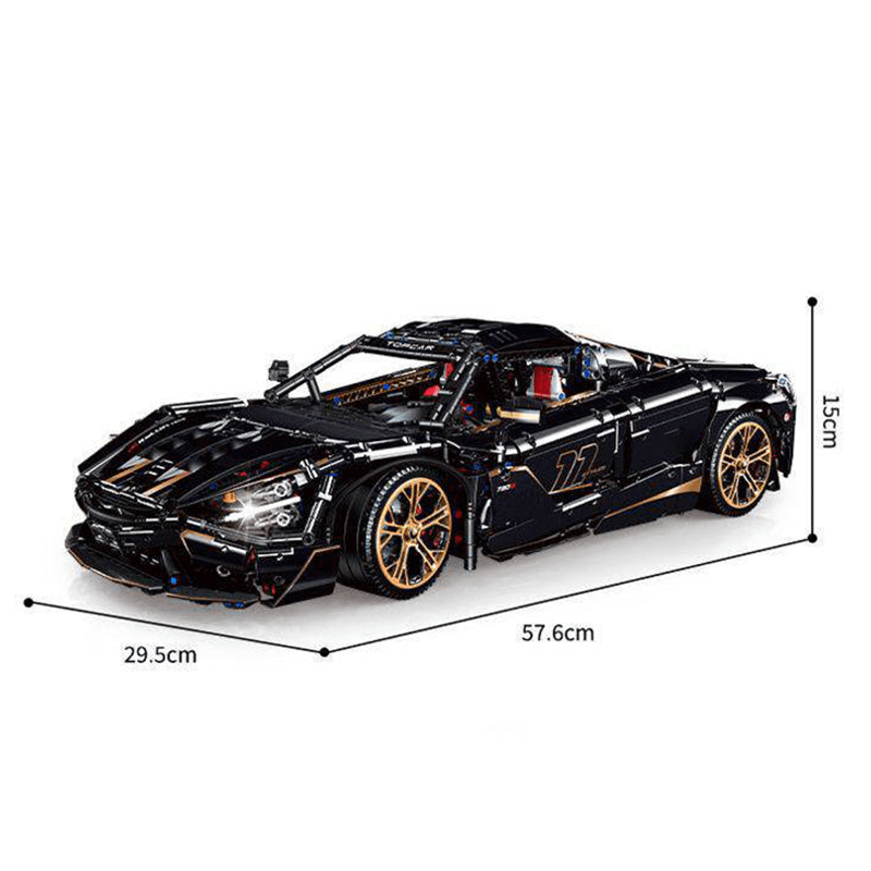 McLaren 720s Black | 3657pcs