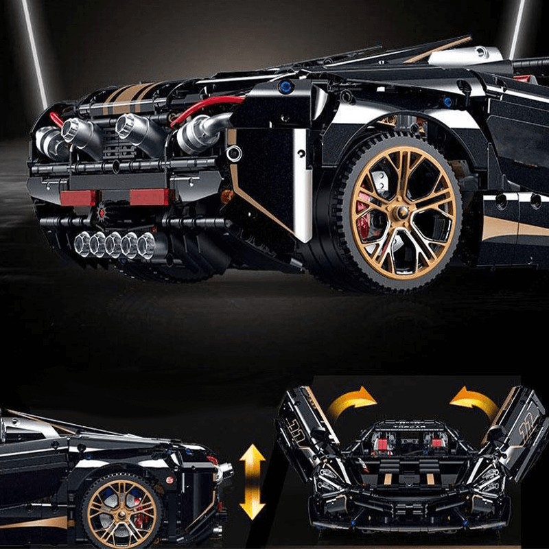 McLaren 720s Black | 3657pcs
