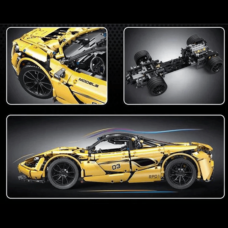 McLaren 720s Yellow | 3149pcs