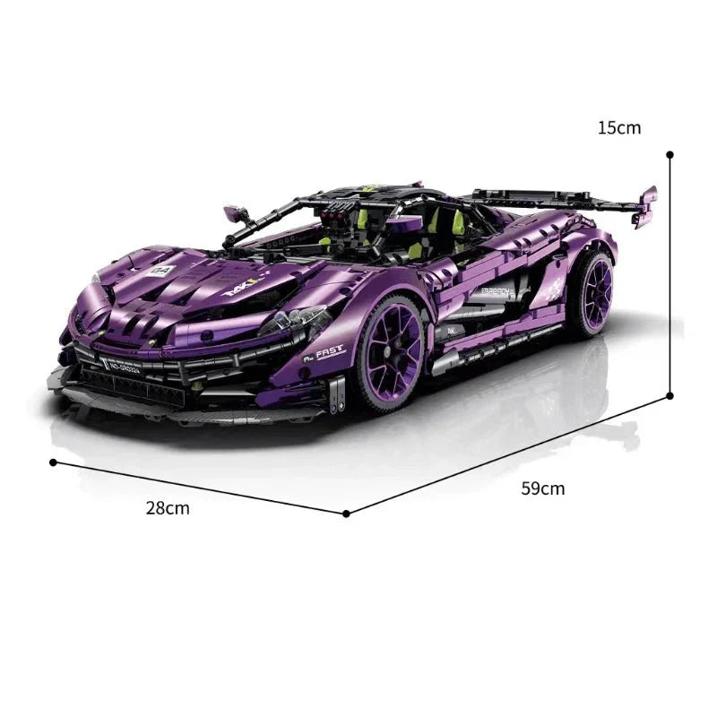 McLaren P1 GTR Purple | 3567pcs