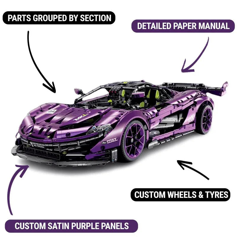 McLaren P1 GTR Purple | 3567pcs