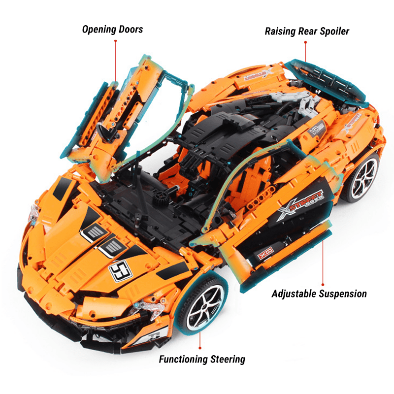 McLaren P1 Orange | 3228pcs