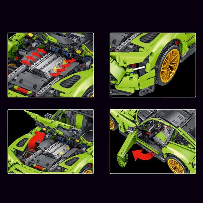 Mercedes-Benz AMG GTR Green | 2897pcs