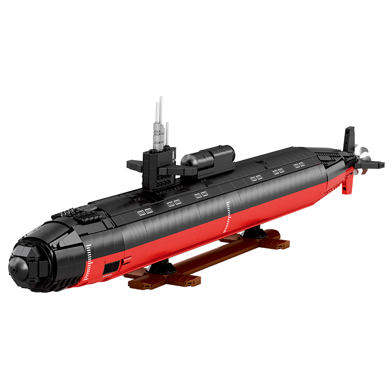 Military Los Angeles-Class SSN Submarine | 2987pcs