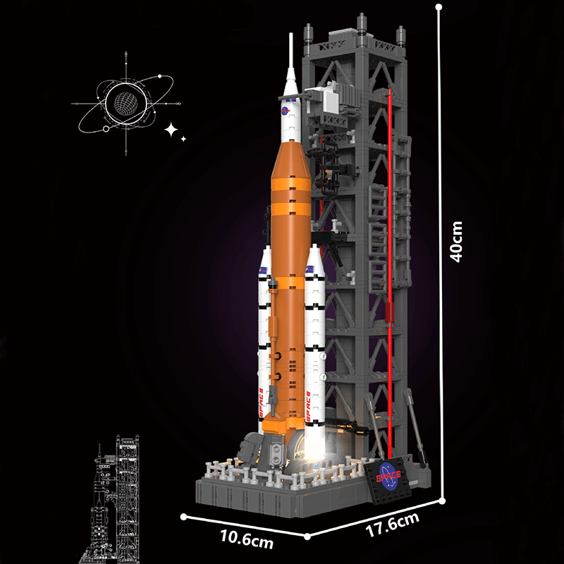 Moon landing: SLS Space Launch System | 907pcs