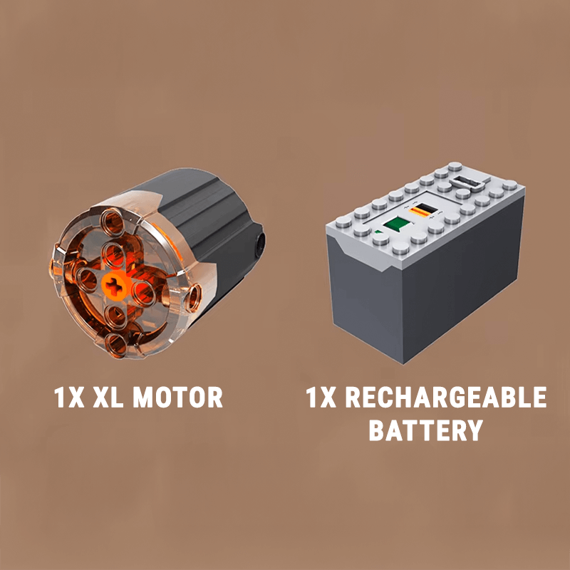 Motorised Flat 6 Boxer Engine | 608pcs