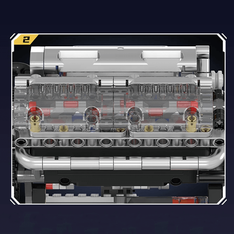 Motorised V8 Muscle Engine | 534pcs