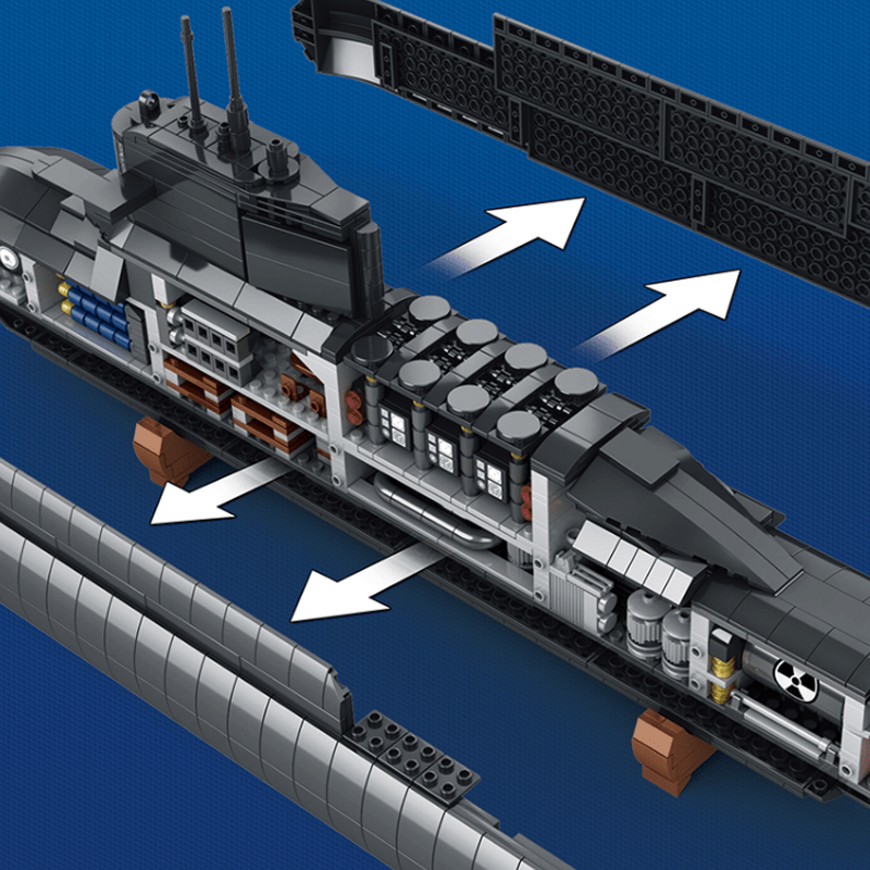 Nuclear Submarine | 1497pcs