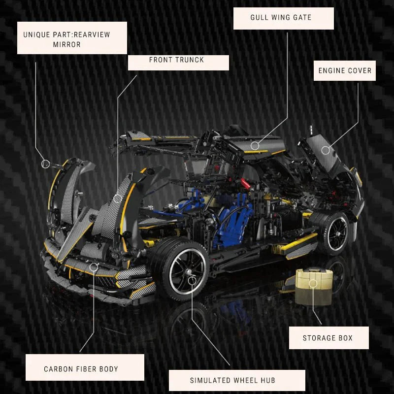 Pagani Huayra Carbon Edition | 4801pcs