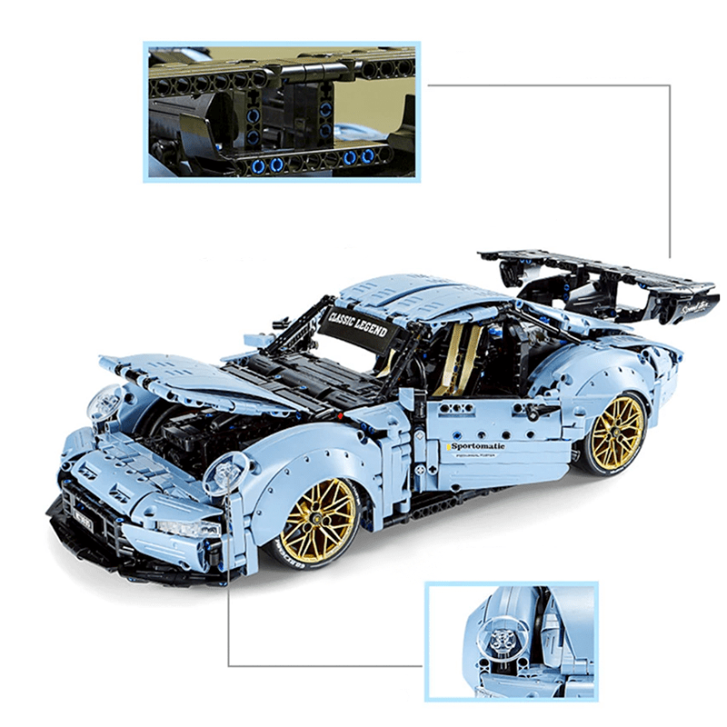 Porsche 911 991 Widebody blue | 2258pcs