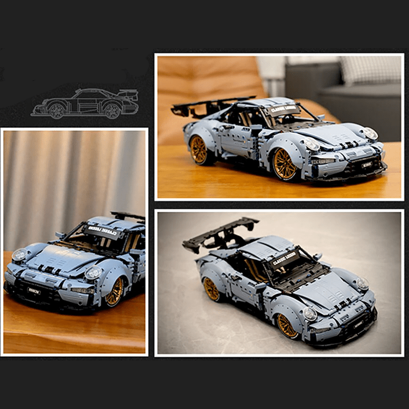 Porsche 911 991 Widebody blue | 2258pcs