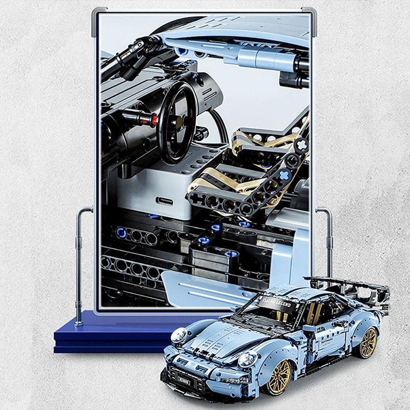 Porsche 911 991 Widebody blue | 2258pcs