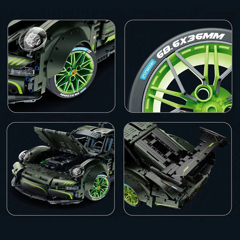 Porsche 911 991 Widebody green 2258pcs