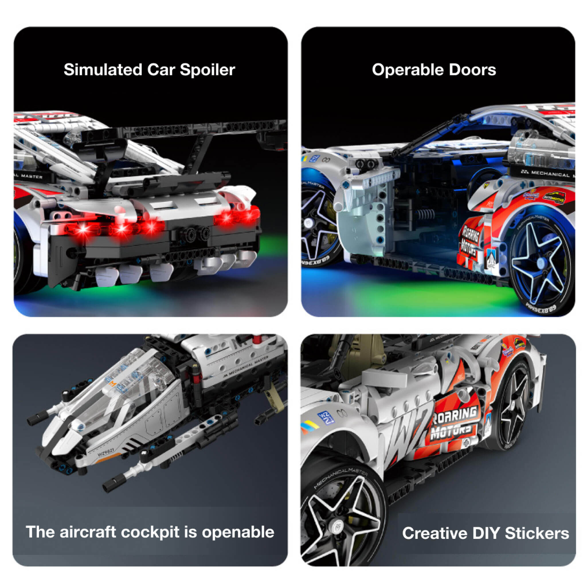 Porsche 911 Transformer 2-in-1 1864pcs