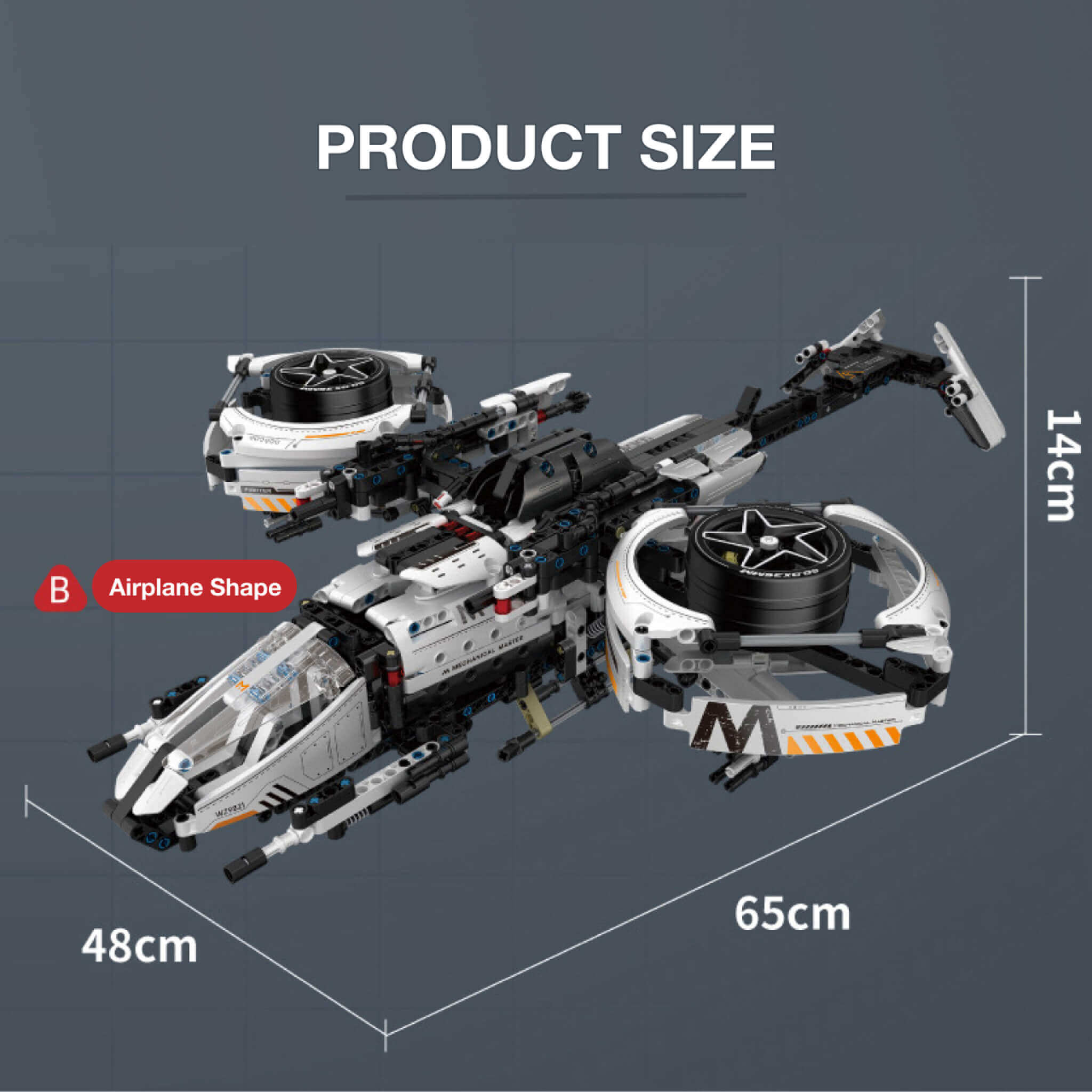 Porsche 911 Transformer 2-in-1 1864pcs