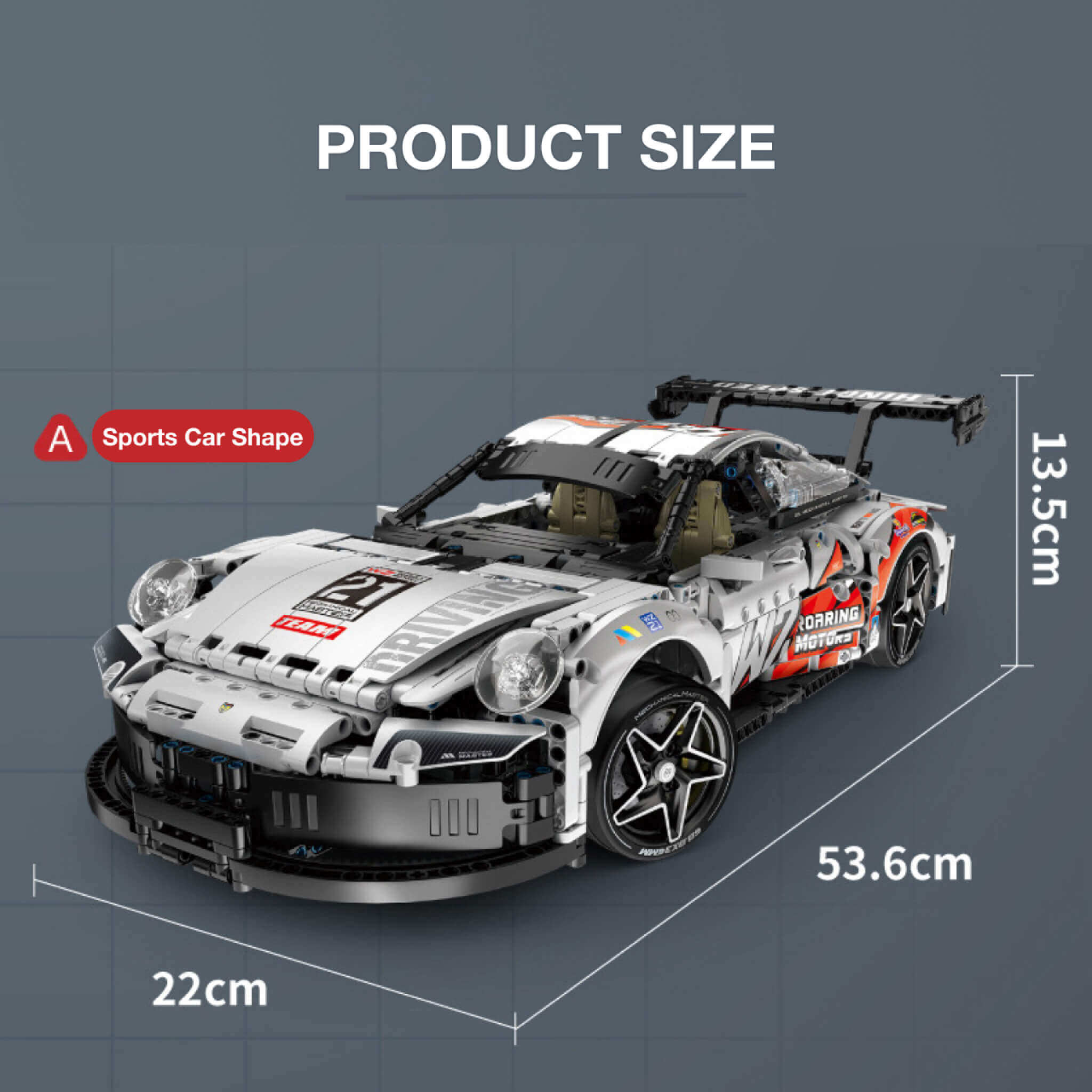 Porsche 911 Transformer 2-in-1 1864pcs