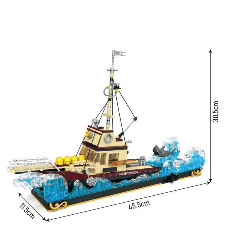 Ship at Sea Sculpture | 1108pcs