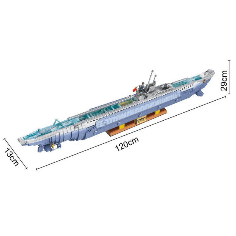 VIIC U-552 Submarine | 6171pcs